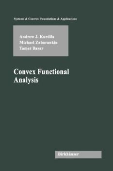 Hardcover Convex Functional Analysis Book