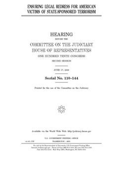 Ensuring legal redress for American victims of state-sponsored terrorism