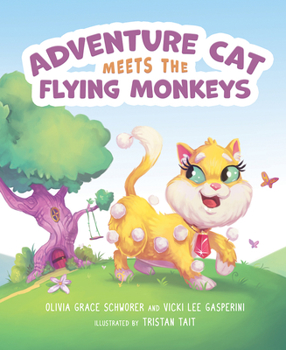 Hardcover Adventure Cat Meets the Flying Monkeys Book