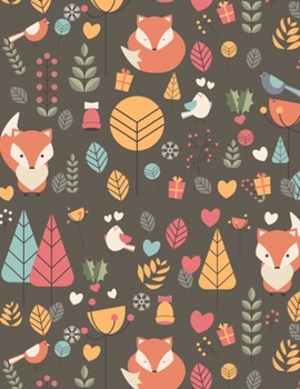 Fox Notebook: College Ruled Paper, Lined Sheets Pages For Writing Taking Notes Pads, Wide Ruled Notepad, Journal To Write in, Notebook, Diary, ... School Supplies, Cute Gift, Fox Cover