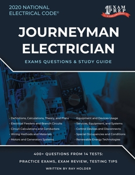 Paperback Rhode Island 2020 Journeyman Electrician Exam Questions and Study Guide: 400+ Questions for study on the National Electrical Code Book