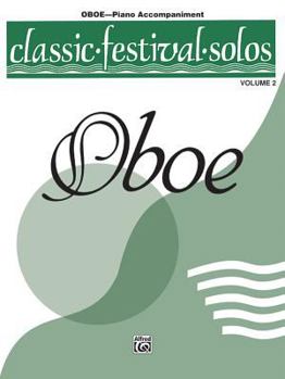 Paperback Classic Festival Solos (Oboe), Vol 2: Piano Acc. Book