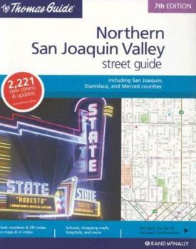 Paperback Thomas Guide Northern Joaquin Valley, California Book
