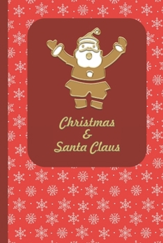 Christmas & Santa Claus: 6x9 120 BLANK Pages Journal  Notebook, Great Gift for Graduates, Gift for Birthday, Brain, Pink, Christmas, Blank Unlined Pages
