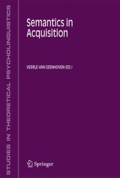Paperback Semantics in Acquisition Book