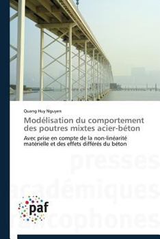 Paperback Modélisation Du Comportement Des Poutres Mixtes Acier-Béton [French] Book