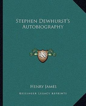 Stephen Dewhurst's Autobiography