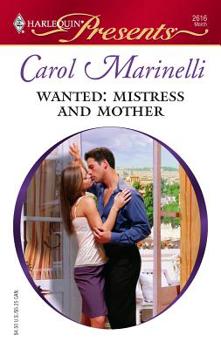 Mass Market Paperback Wanted: Mistress and Mother Book