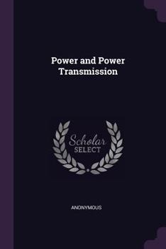 Paperback Power and Power Transmission Book