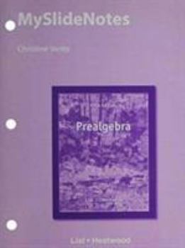 Paperback Myslidenotes for Prealgebra Book