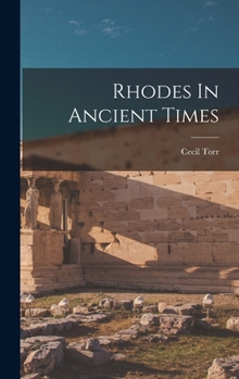 Hardcover Rhodes In Ancient Times Book