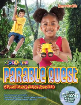 Paperback Parable Quest: 13 Transforming Stories Jesus Told (Gospel Light's Kids Time) Book