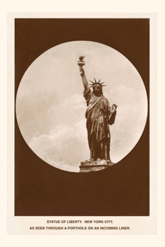 Paperback Vintage Journal Statue of Liberty, New York City Book