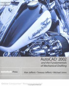 Paperback AutoCAD 2002 and the Fundamentals of Mechanical Drafting Book