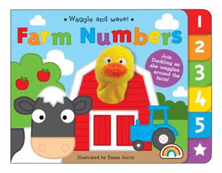 Hardcover Waggle and Wave - Farm Numbers Book