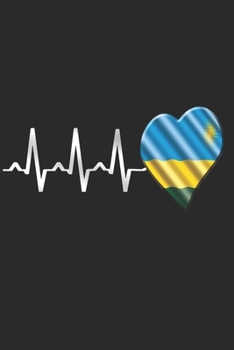 RWANDA NOTEBOOK: Rwanda Notebook | college book | diary | journal | booklet | memo | composition book | 120 sheets - Dot Grid paper 6x9 inch