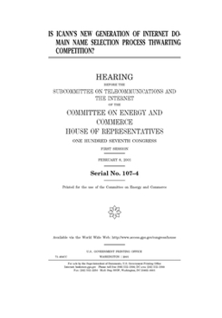 Is ICANN’s new generation of internet domain name selection process thwarting competition?