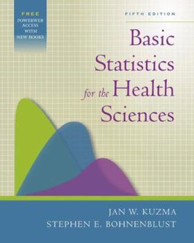 Hardcover Basic Statistics for the Health Sciences Book