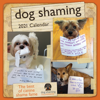 Calendar Dog Shaming 2021 Wall Calendar Book