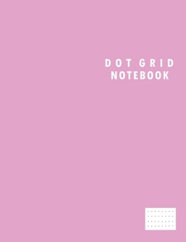 Dot Grid Notebook: 8.5 x 11 inches Large Size - 111 Dotted White Pages || Black Color Notebook/Journal