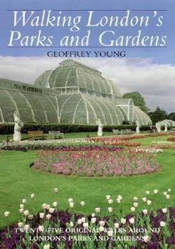 Paperback Walking London's Parks and Gardens Book