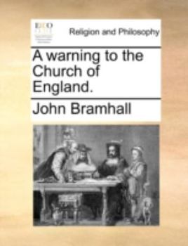 Paperback A Warning to the Church of England. Book