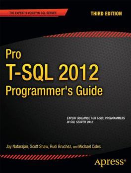 Paperback Pro T-SQL 2012 Programmer's Guide Book