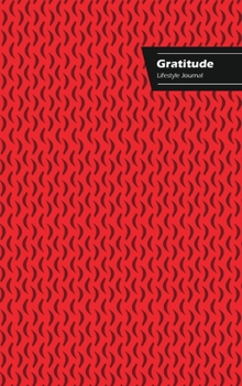 Hardcover Gratitude Lifestyle Journal, Creative Write-in Notebook, Dotted Lines, Wide Ruled, Size (A5) 6 x 9, (Red) Book