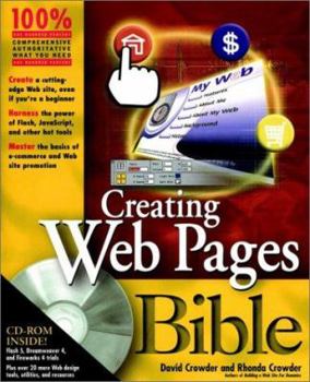 Paperback Creating Web Pages Bible [With CDROM] Book
