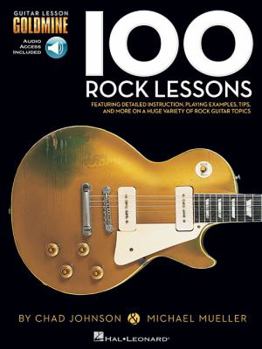 Paperback 100 Rock Lessons [With Access Code] Book