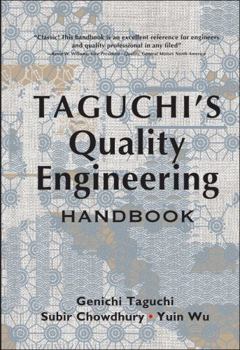 Hardcover Taguchi's Quality Engineering Handbook Book
