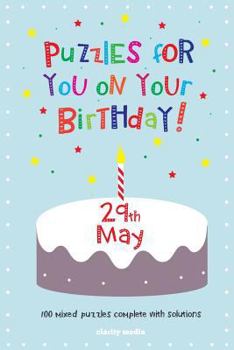 Paperback Puzzles for you on your Birthday - 29th May Book