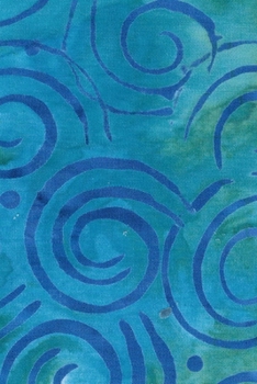 Paperback Hand-Painted Sari Quilt Composition Notebook - Small Unruled Notebook - 6x9 Blank Notebook (Softcover Journal / Notebook / Sketchbook / Diary) Book