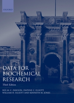 Paperback Data for Biochemical Research Book