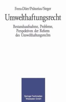 Paperback Umwelthaftungsrecht [German] Book