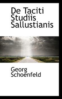 Paperback de Taciti Studiis Sallustianis Book