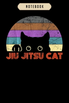 Notebook: Brazilian Jiu jitsu, MMA jujitsu Cat funny Notebook-6x9(100 pages)Blank Lined Paperback Journal For Student-Jiu jitsu Notebook for Journaling & Training Notes-BJJ Jounal-Jiu jitsu Gifts- Com