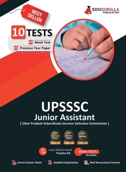 Paperback UPSSSC Junior Assistant Exam 2023 (English Edition) - 7 Full Length Mock Tests and 3 Previous Year Papers (1200 Solved Questions) with Free Access to Book