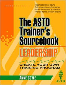 Paperback Leadership: The ASTD Trainer's Sourcebook Book