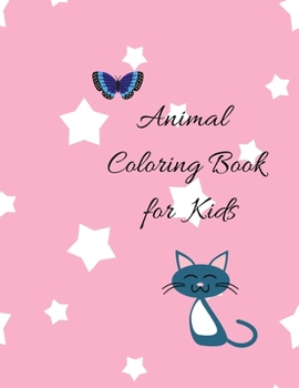 Paperback Animal Coloring Book for Kids Book