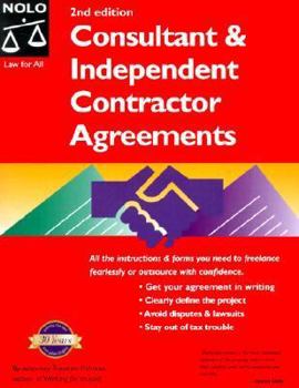Paperback Consultant & Independent Contractor Agreements [With CDROM] Book