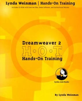 Paperback Dreamweaver 2 Hands-On Training [With CDROM] Book