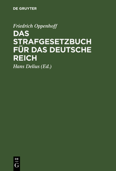 Hardcover Das Strafgesetzbuch für das Deutsche Reich [German] Book