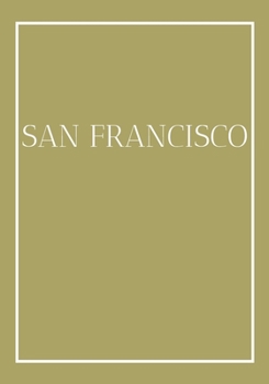 San Francisco: A colorful decorative book for coffee tables, end tables, bookshelves and interior design styling | Stack city books to add decor to ... or as a gift for interior design savvy people