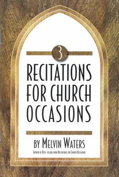 Paperback Recitations for Church Occasions No. 3 Book