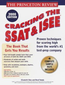 Paperback Princeton Review: Cracking the SSAT/ISEE, 2000 Edition Book