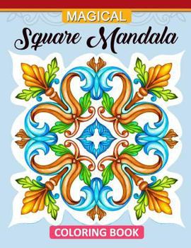 Paperback Magic Square Mandala Coloring Book: Adults Coloring Book