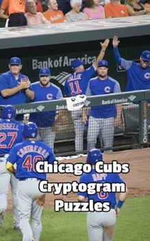 Paperback Chicago Cubs Cryptogram Puzzles Book