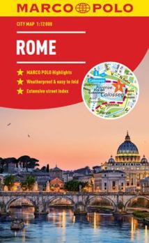 Map Rome Marco Polo City Map Book