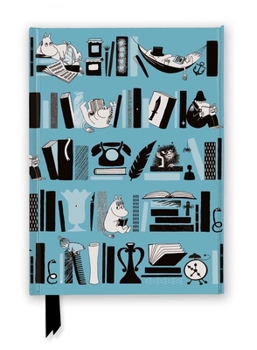 Misc. Moomin Bookshelves: Pale Blue (Foiled Journal) Book